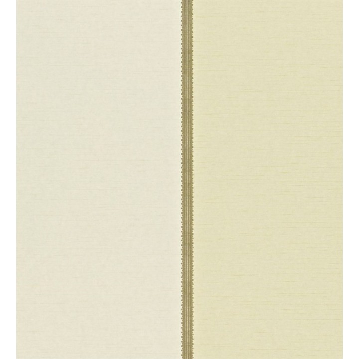 Papel pintado rayas anchas con remates textiles - Raya Linda 564890