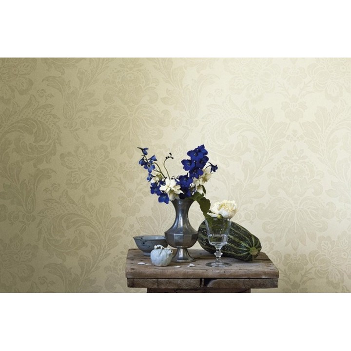 Papel pintado damasco de acuarela clásico - Cheverny 564892