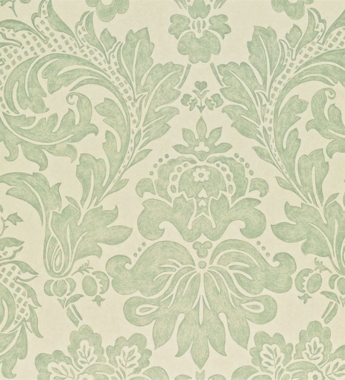 Papel pintado damasco de acuarela clásico - Cheverny 564893