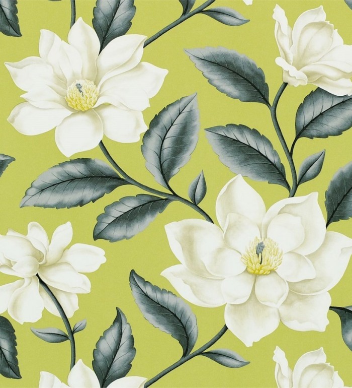 Papel pintado gardenias grandes inglesas - Morela 564895