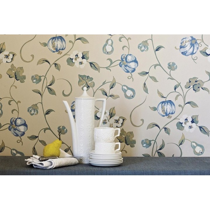 Papel pintado campanillas artísticas al óleo - Arabella 564898