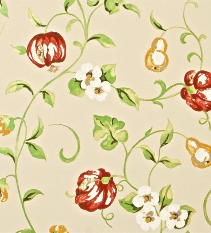 Papel pintado campanillas artísticas al óleo - Arabella 564900