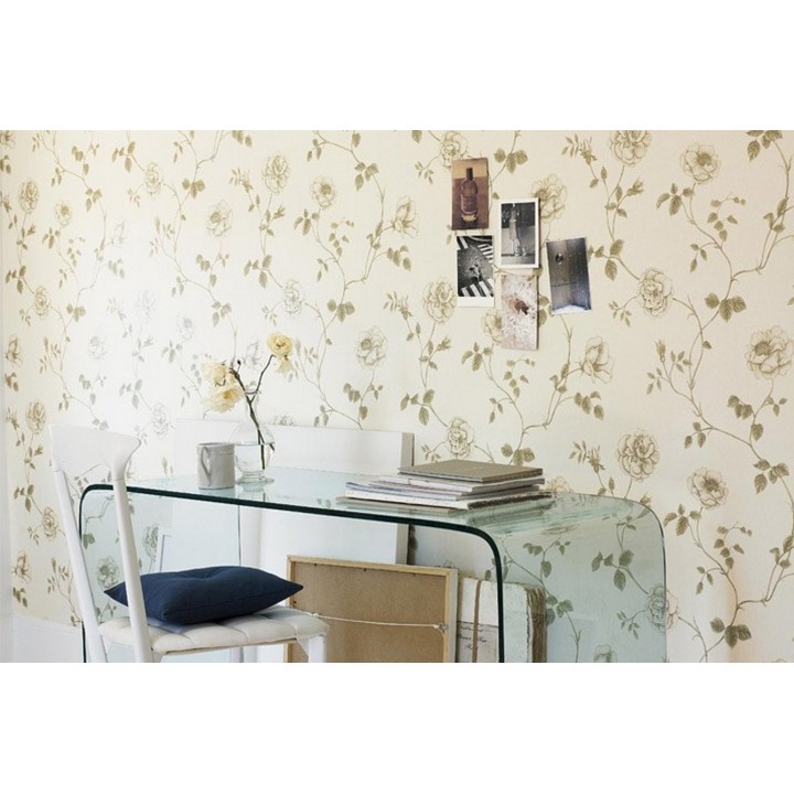 Papel pintado romántico flor de tagete - Linda 564901