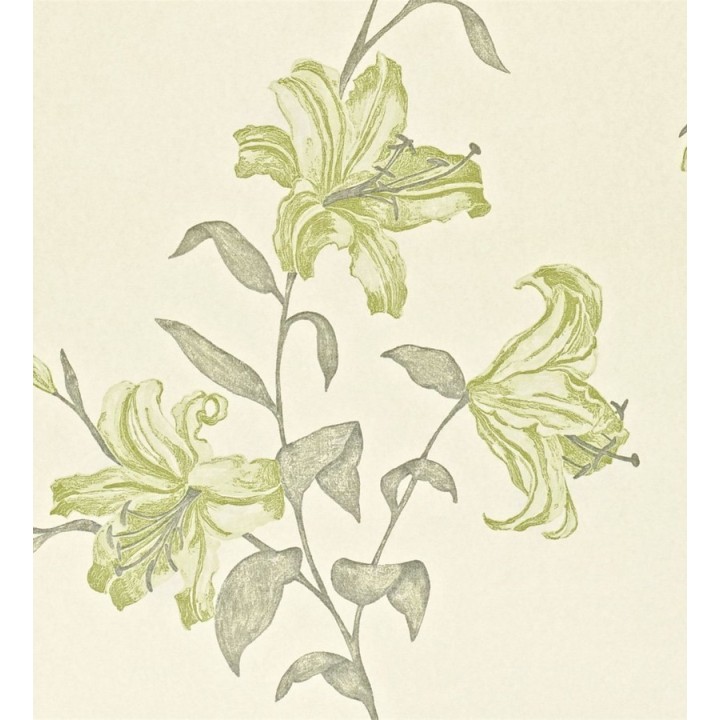 Papel pintado flores de trompeta artísticas - Jenevra 564907