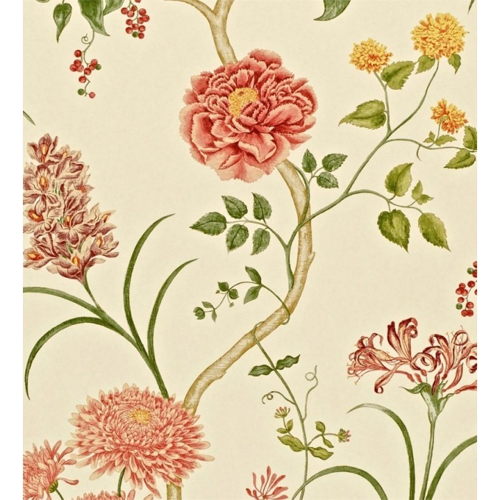 Papel pintado jardín de flores vintage inglés - Alissa 564909