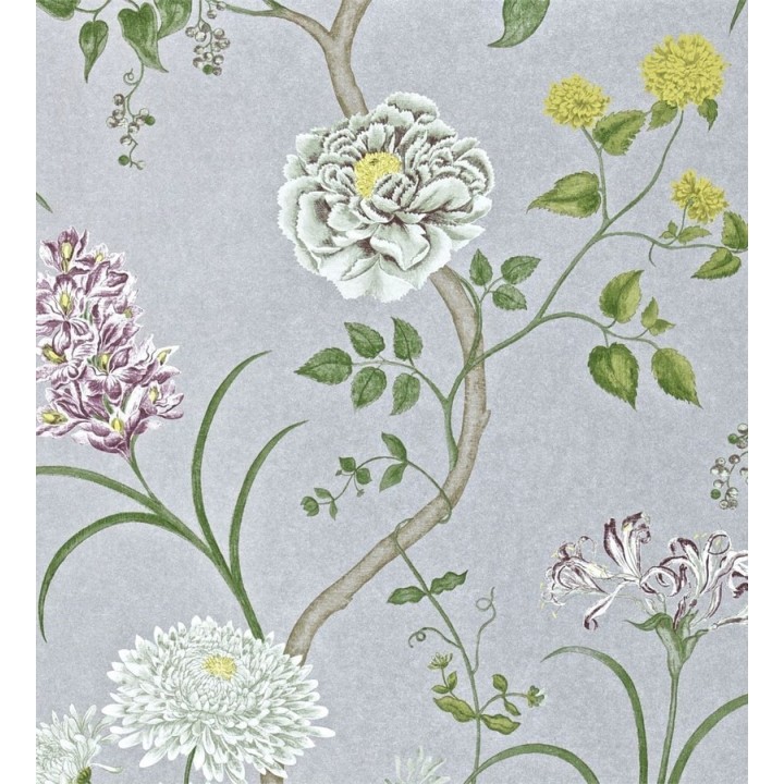 Papel pintado jardín de flores vintage inglés - Alissa 564912