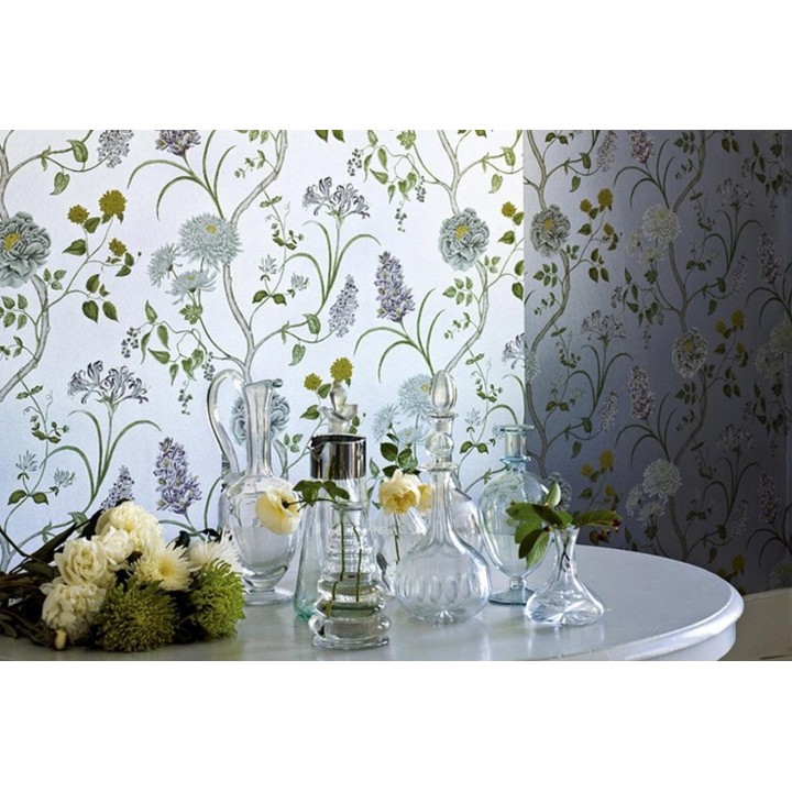 Papel pintado jardín de flores vintage inglés - Alissa 564912