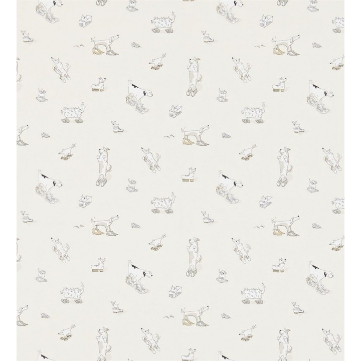 Papel pintado perros infantiles con zapatos coquetos - Clogs Dogs 564919