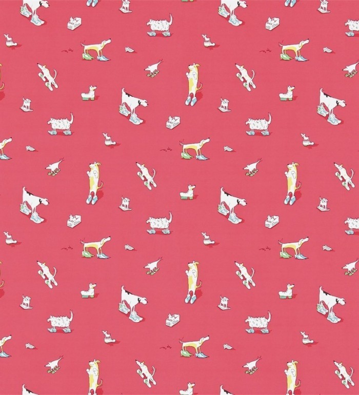 Papel pintado perros infantiles con zapatos coquetos - Clogs Dogs 564920