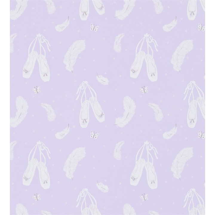 Papel pintado plumas y zapatillas de ballet - Glitter Slipper 564924