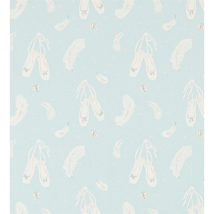 Papel pintado plumas y zapatillas de ballet - Glitter Slipper 564925