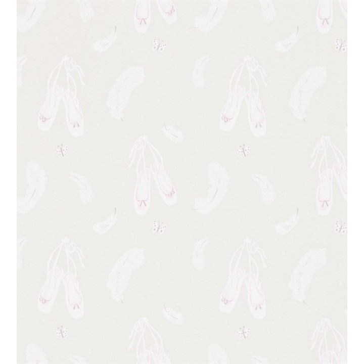 Papel pintado plumas y zapatillas de ballet - Glitter Slipper 564926