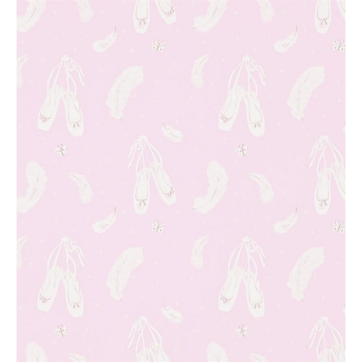 Papel pintado plumas y zapatillas de ballet - Glitter Slipper 564927
