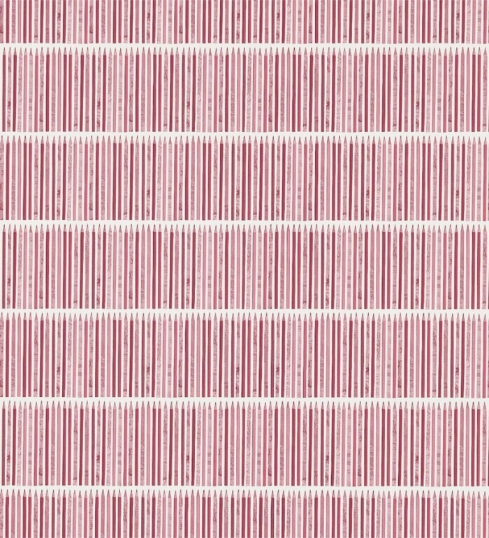 Papel pintado rayas horizontales con lápices tonos rojo - Colour Pencils 564936