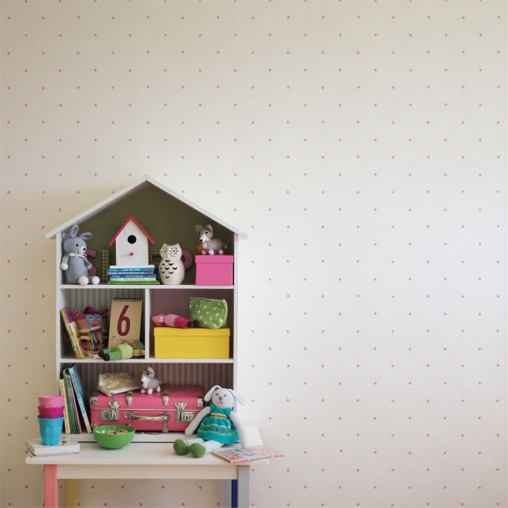 Papel pintado lunares de acuarela - Candy Dots 564954