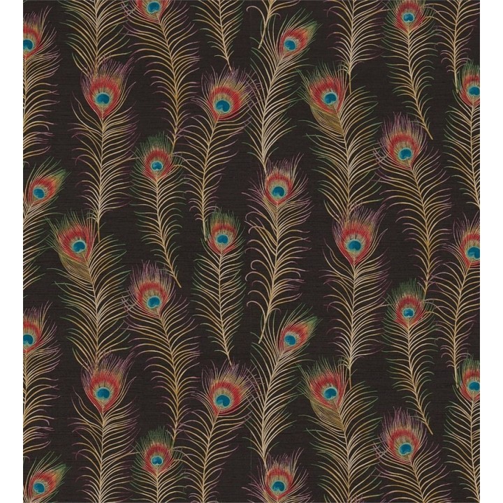 Papel pintado plumas de pavo real románticas vintage - Fiorella 564996