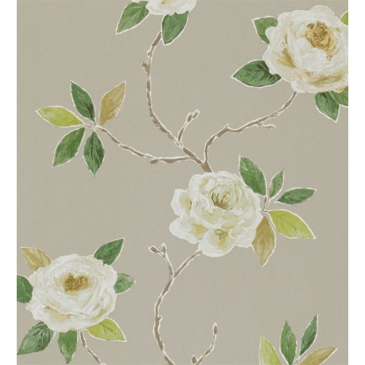 Papel pintado flores románticas al óleo - Sabina 565004