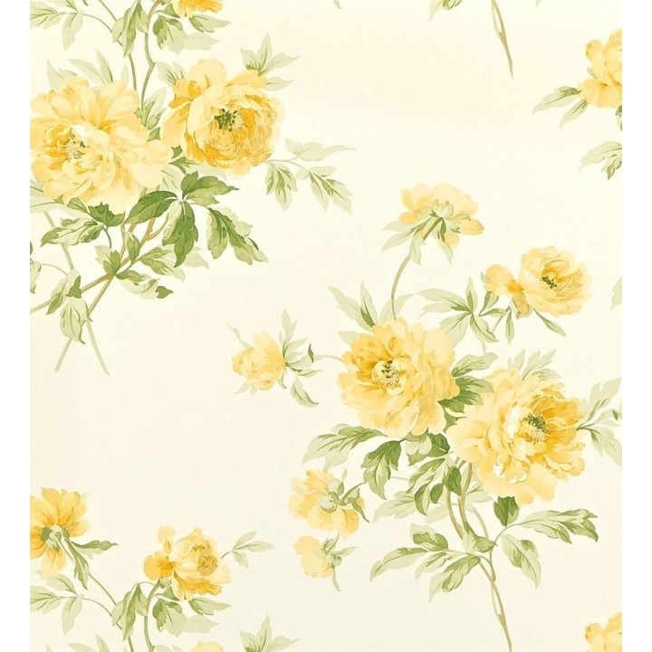 Papel pintado ramos de peonías románticas vintage - Alison 565024