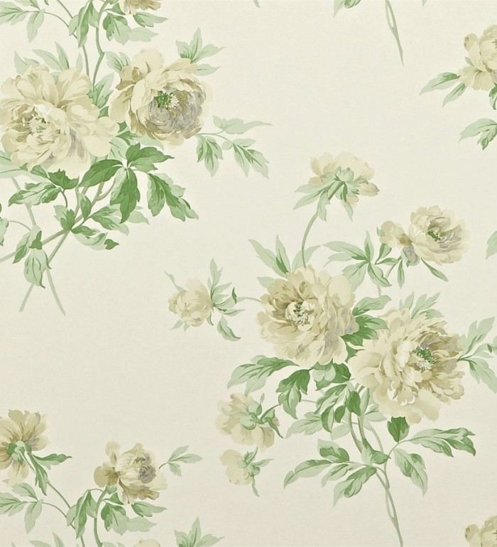 Papel pintado ramos de peonías románticas vintage - Alison 565025