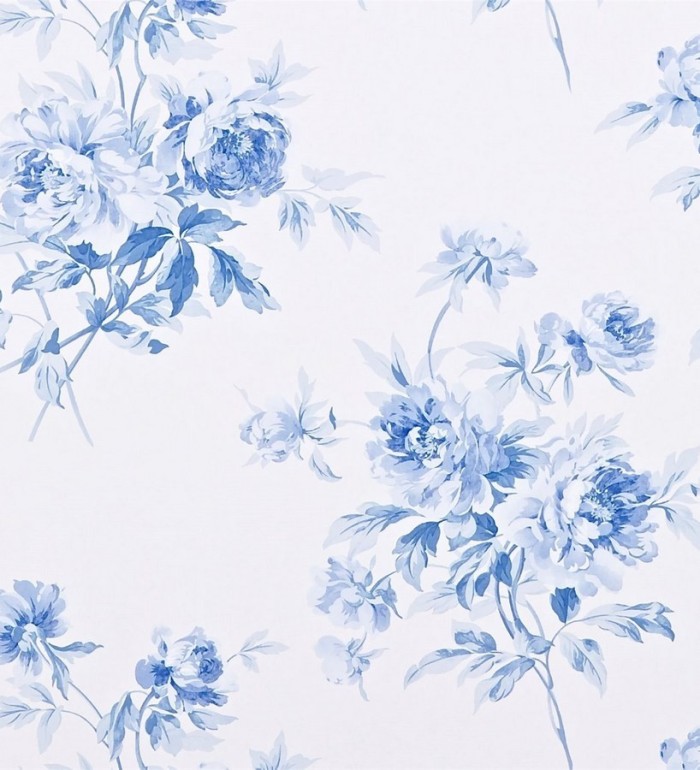 Papel pintado ramos de peonías románticas vintage - Alison 565027