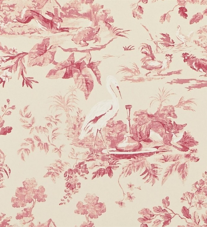 Papel pintado toile de jouy artístico de animales y naturaleza - Natural Garden 565028