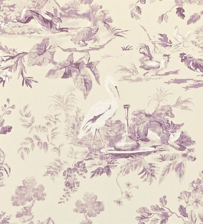 Papel pintado toile de jouy artístico de animales y naturaleza - Natural Garden 565029
