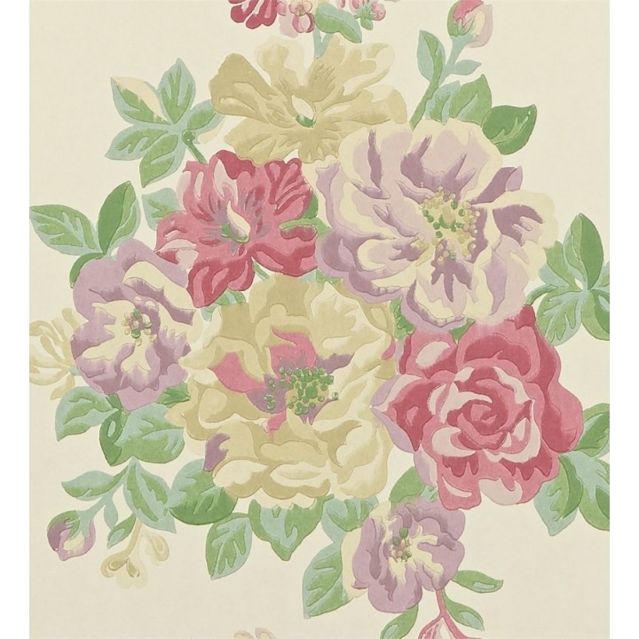 Papel pintado ramos de flores grandes artísticas - Lionor 565039