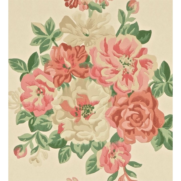 Papel pintado ramos de flores grandes artísticas - Lionor 565041