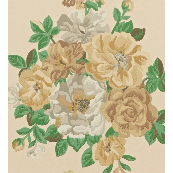 Papel pintado ramos de flores grandes artísticas - Lionor 565042