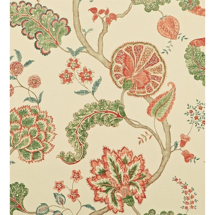 Papel pintado flores y plantas vintage diseño japonés - Dornely 565043