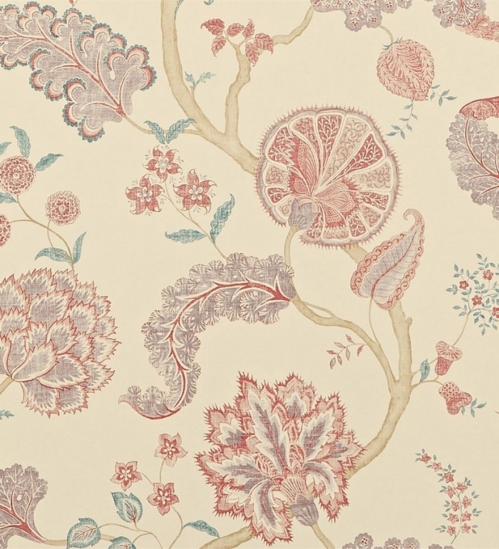 Papel pintado flores y plantas vintage diseño japonés - Dornely 565044