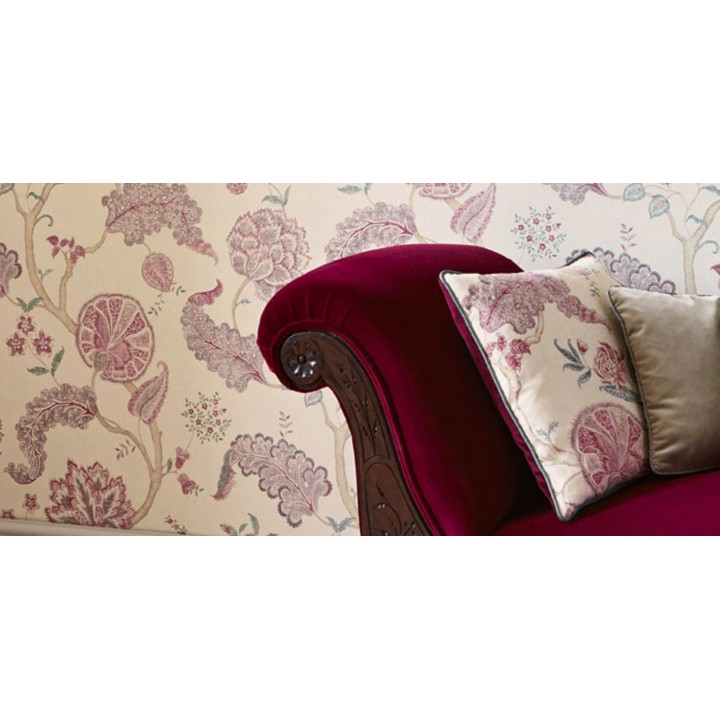 Papel pintado flores y plantas vintage diseño japonés - Dornely 565044