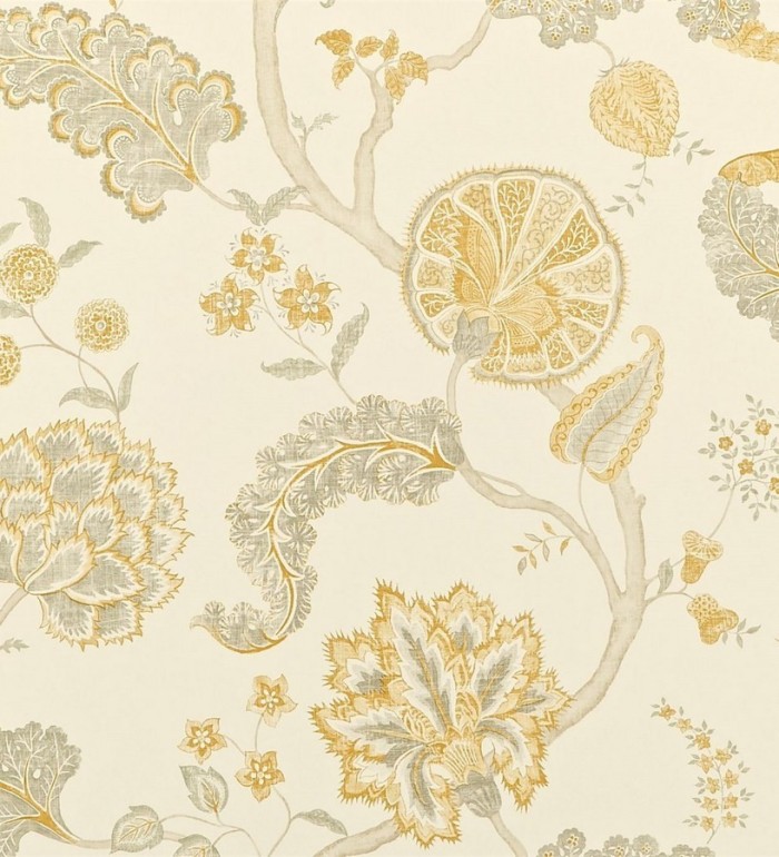 Papel pintado flores y plantas vintage diseño japonés - Dornely 565047