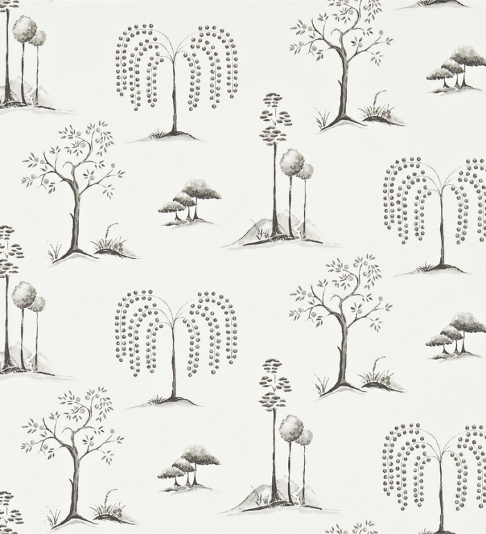 Papel pintado toile de jouy artístico japonés - Moraine 565073