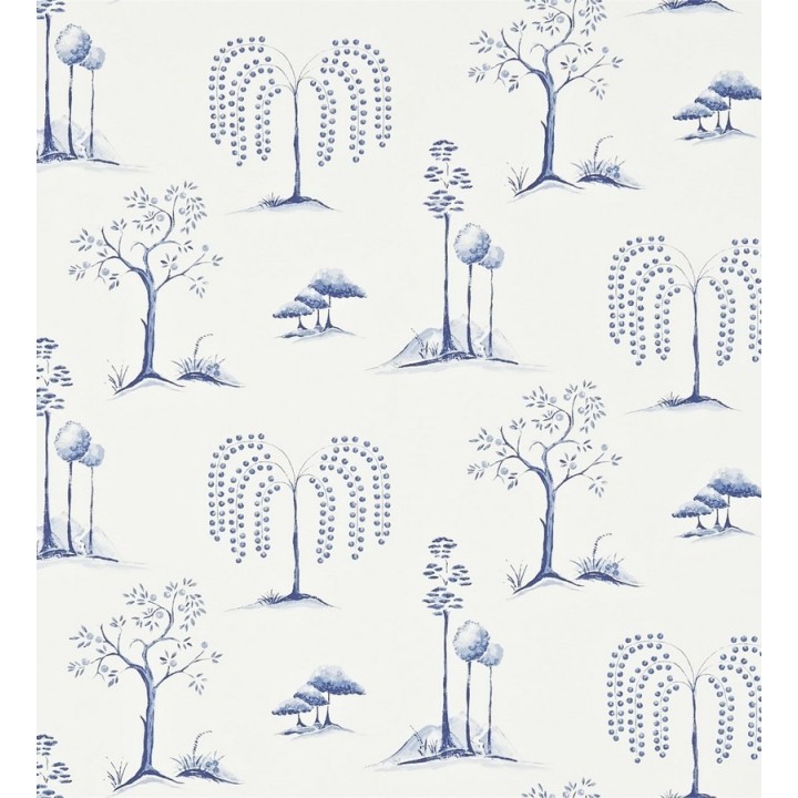 Papel pintado toile de jouy artístico japonés - Moraine 565074