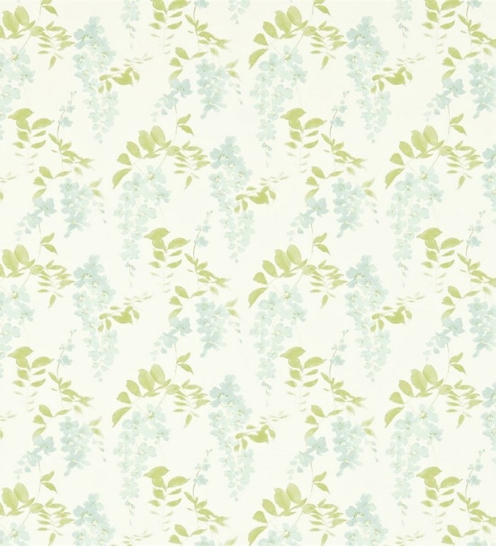 Papel pintado hojas y flores artísticas vintage - Gabina 565079