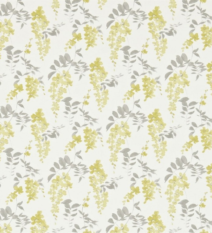 Papel pintado hojas y flores artísticas vintage - Gabina 565082