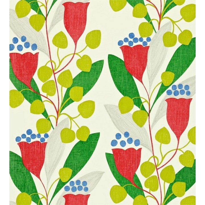 Papel pintado flores y hojas artísticas modernas - Pandora 565093