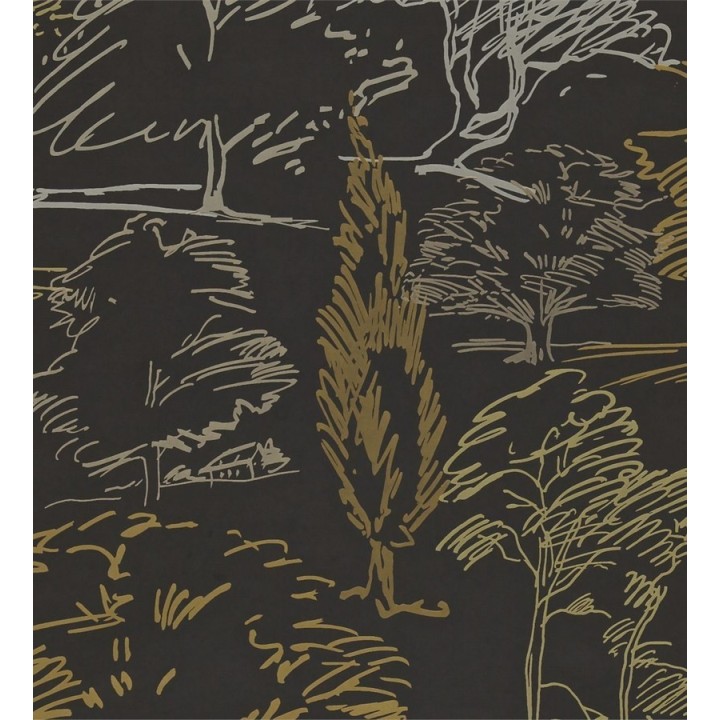 Papel pintado campestre de pájaros y conejos - Lorraine 565108