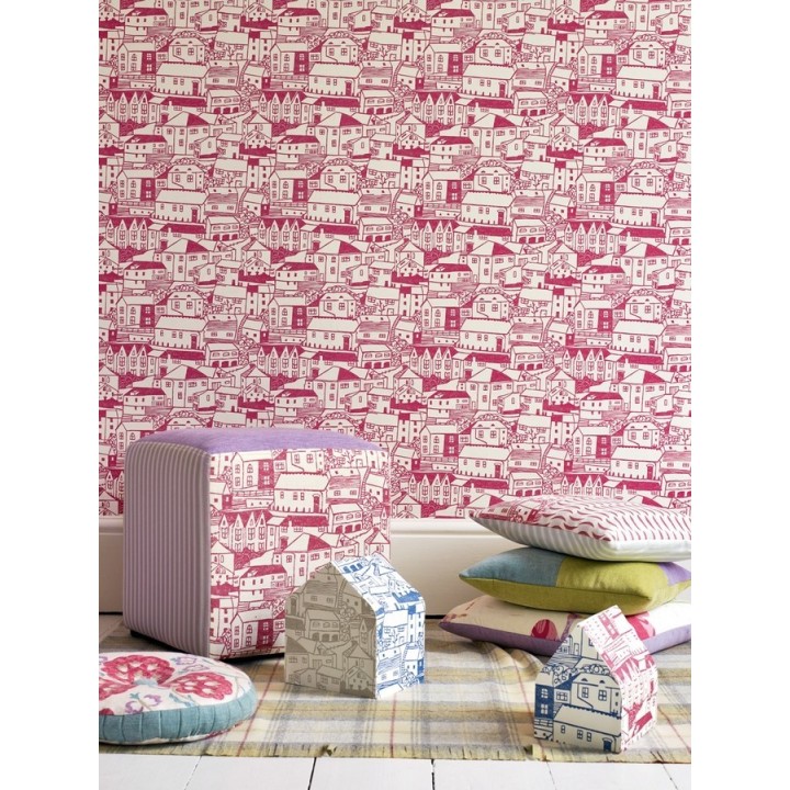 Papel pintado casas y edificios de ciudad artísticos - Nerissa 565112