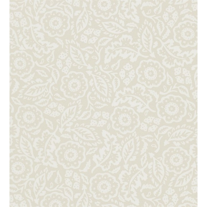 Papel pintado flores y hojas pequeñas artísticas - Irma 565124