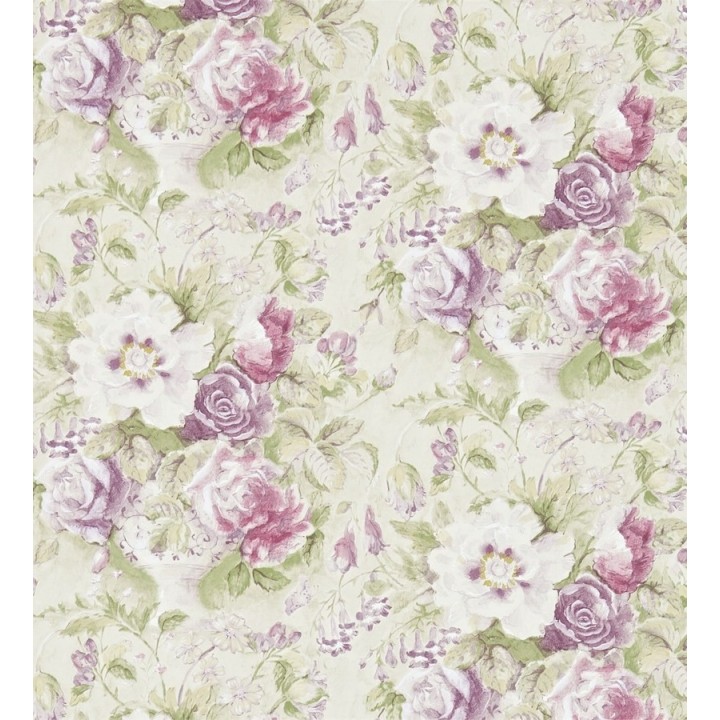 Papel pintado flores románticas al óleo vintage - Estefanía 565182