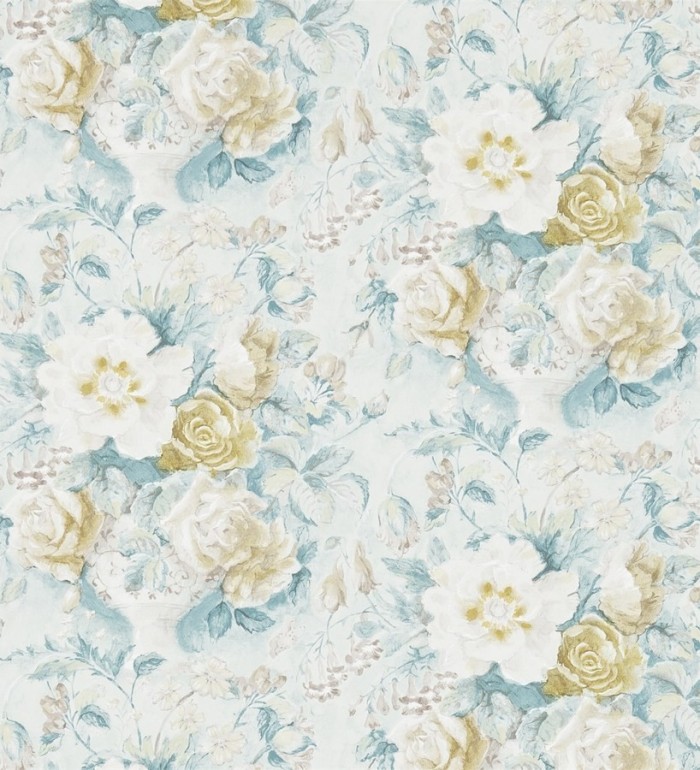 Papel pintado flores románticas al óleo vintage - Estefanía 565183