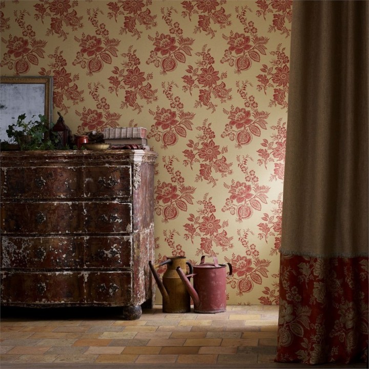 Papel pintado flores artísticas vintage - Dariana 565184