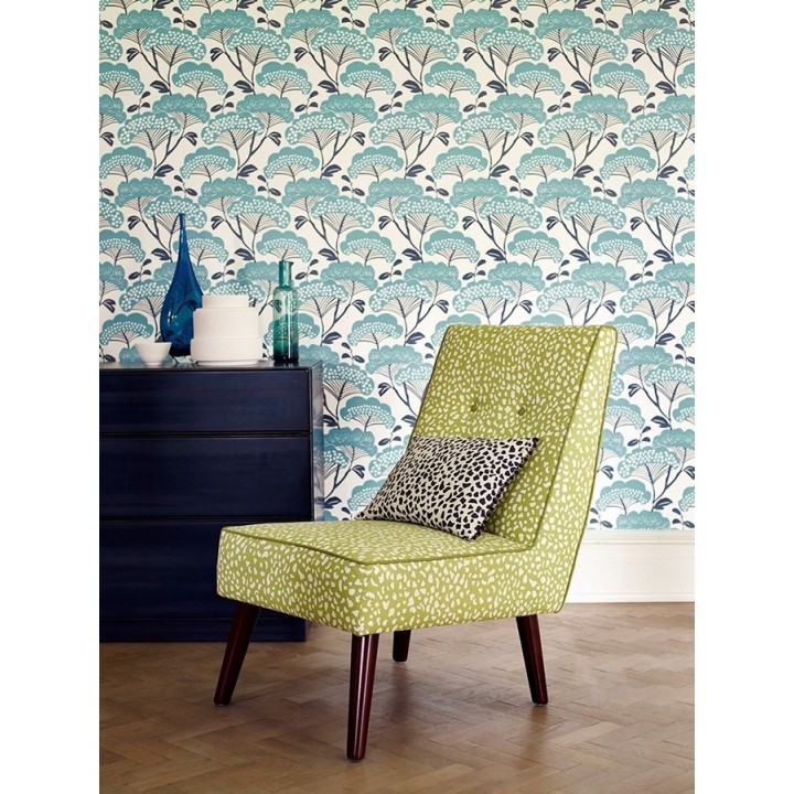 Papel pintado árboles artísticos estilo oriental - Okinawa 565198