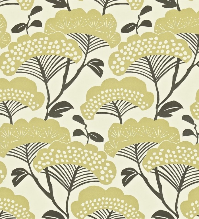 Papel pintado árboles artísticos estilo oriental - Okinawa 565199