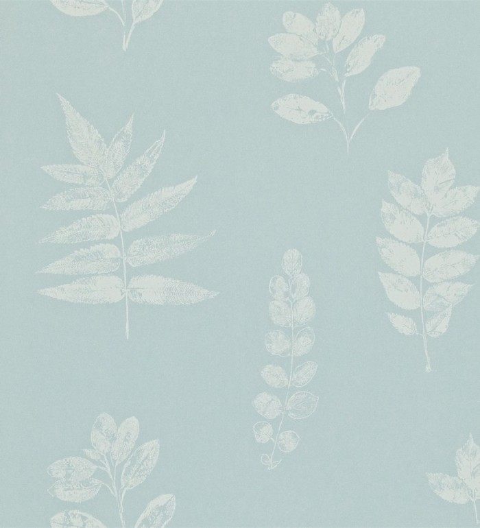 Papel pintado hojas variadas Shabby Chic artísticas - Zamia 565202