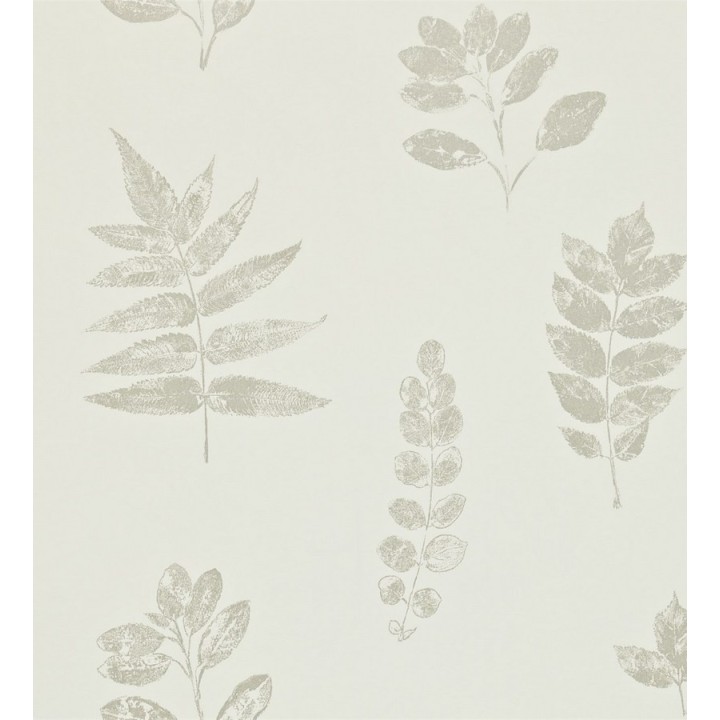 Papel pintado hojas variadas Shabby Chic artísticas - Zamia 565204