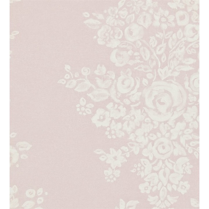 Papel pintado ramos de flores al óleo sobre imitación lienzo - Faustine 565209