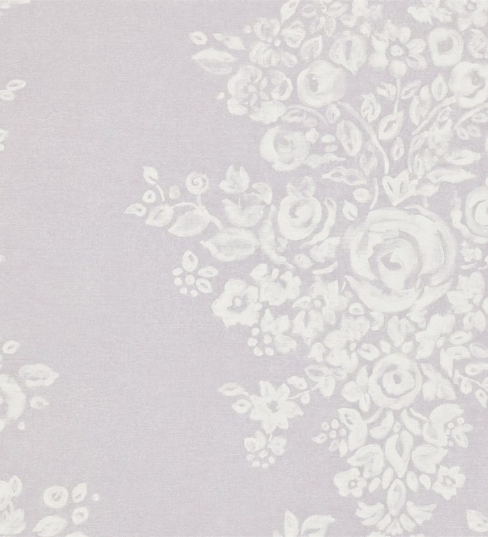 Papel pintado ramos de flores al óleo sobre imitación lienzo - Faustine 565210